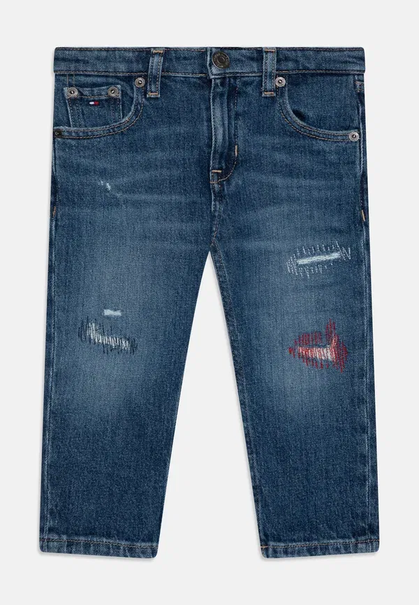 Брюки джинсовые Skater destructions Tommy Hilfiger denim, синий — фото 3