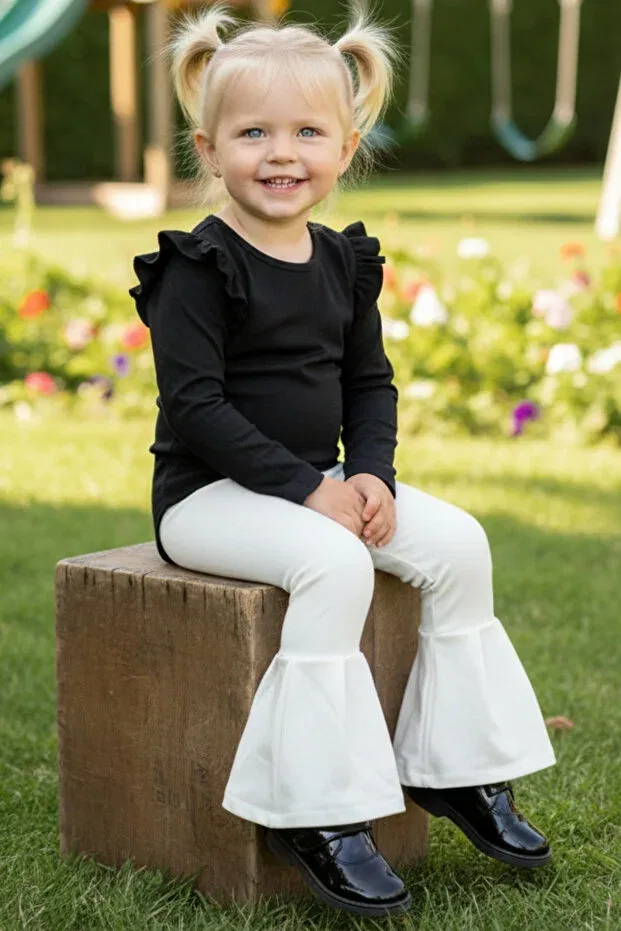Детские леггинсы для девочек хлопковые New Year's Eve Glam Parla Kids, Nude Color — фото 4