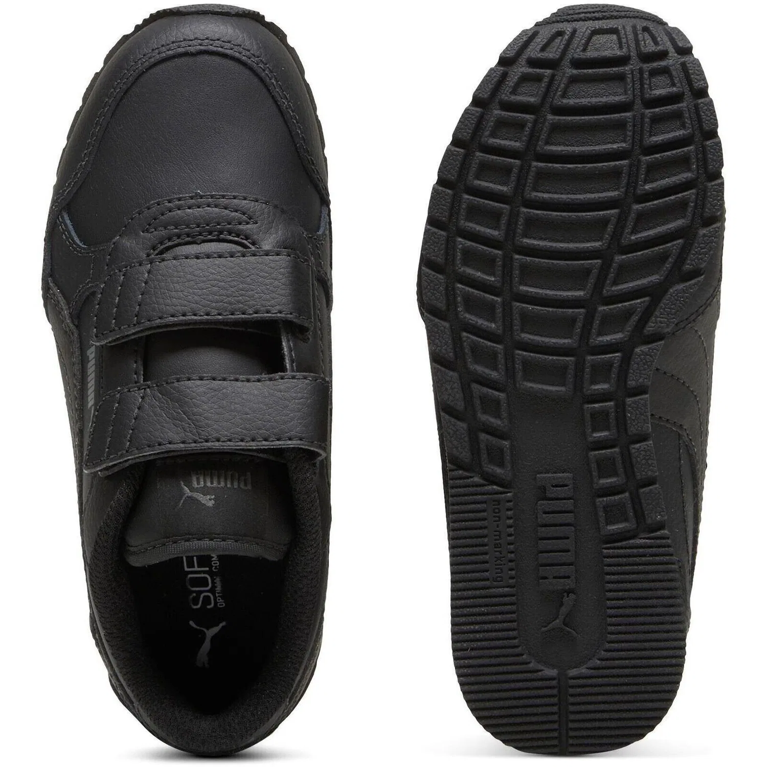 Детские кроссовки Puma St Runner V4 L V Ps, Schwarz — фото 2