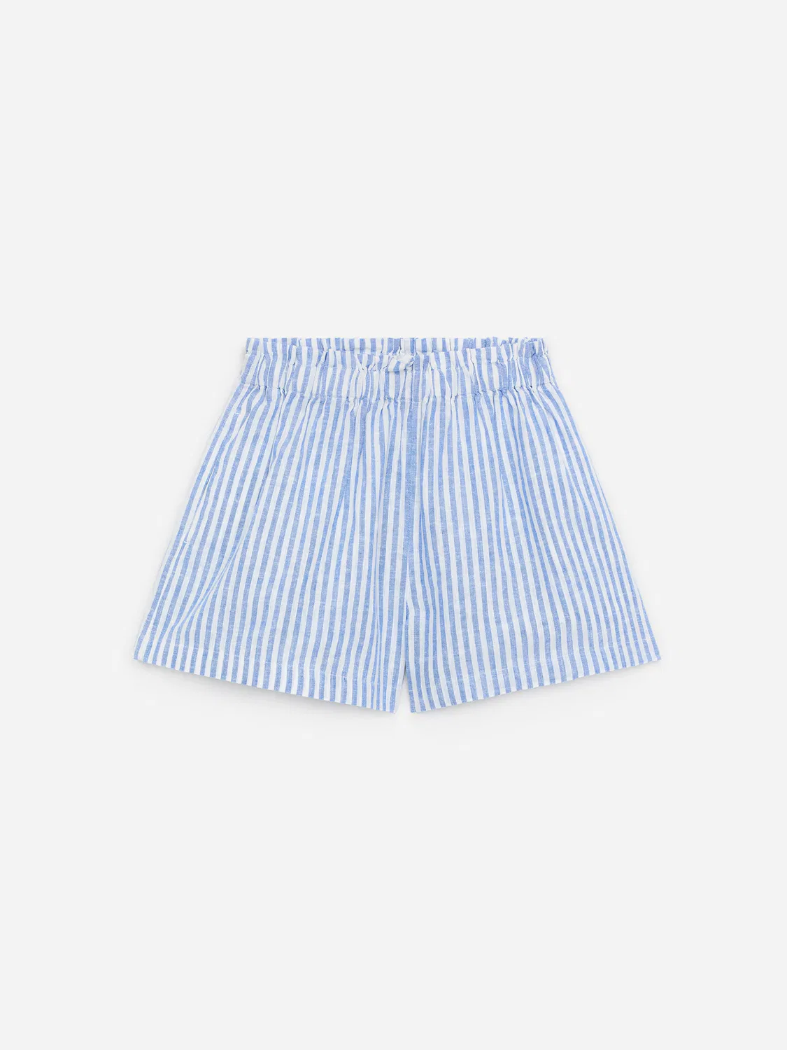 Шорты из бумажного пакета Arket, Blau/Weiß