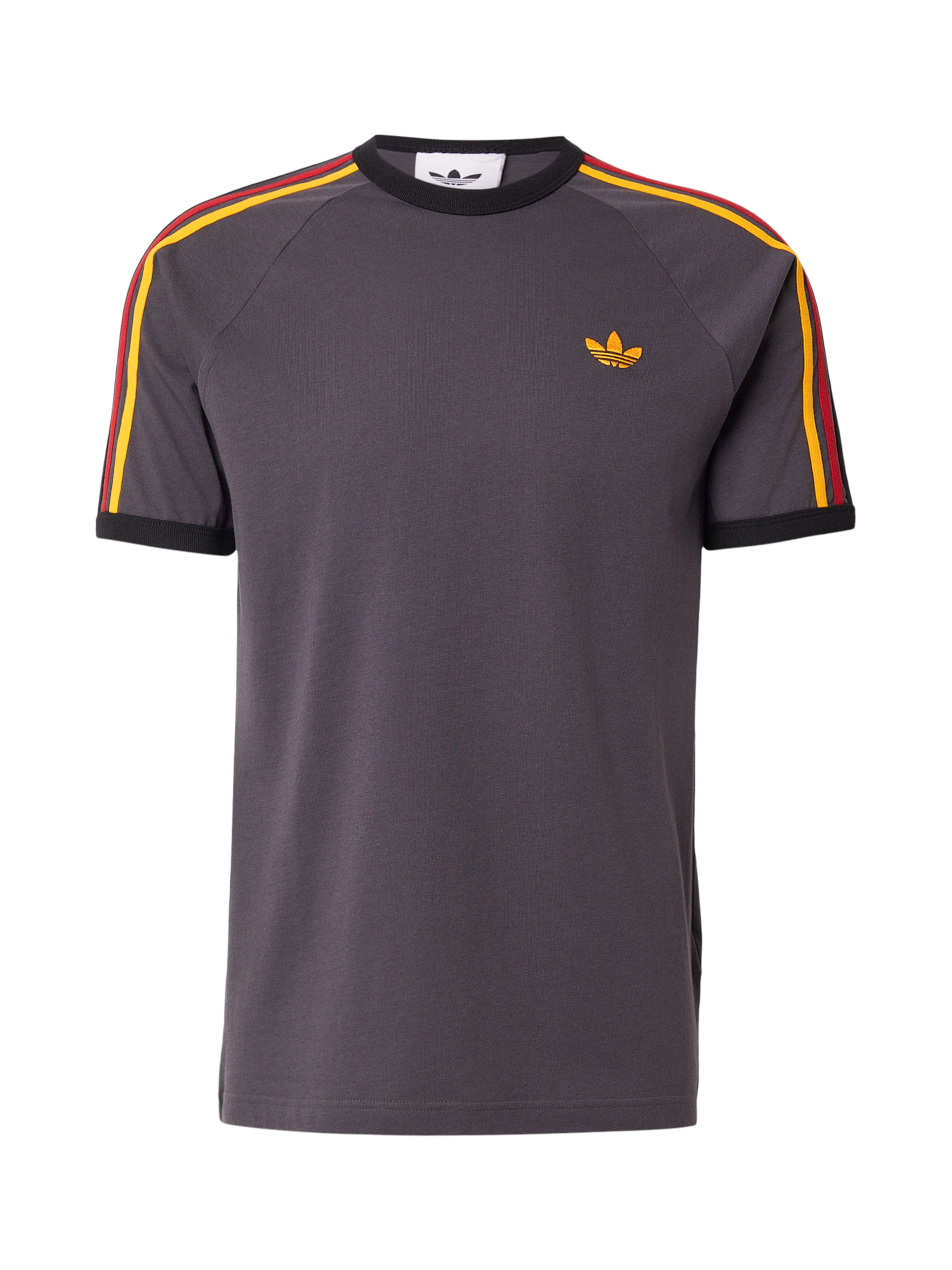 

Adidas Originals Футболка '3-Stripes' в темно-сером цвете