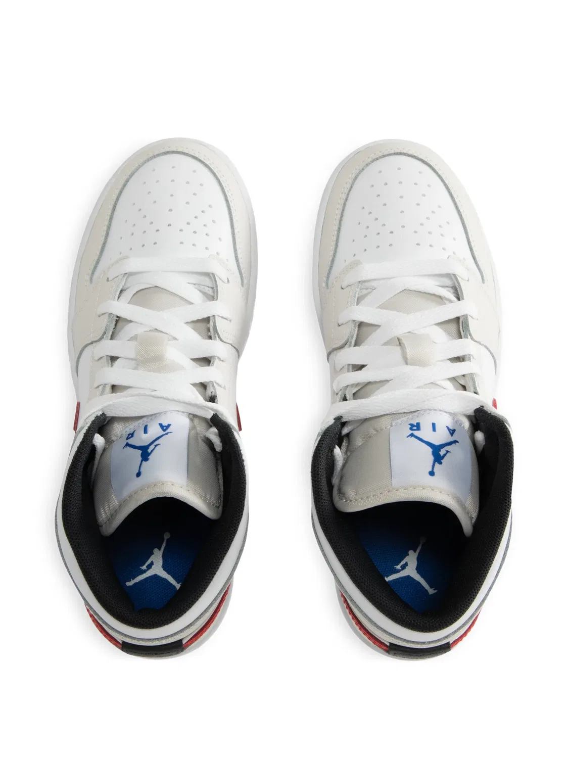 Кроссовки Air Jordan 1 Mid Jordan Kids, нейтральные цвета — фото 3
