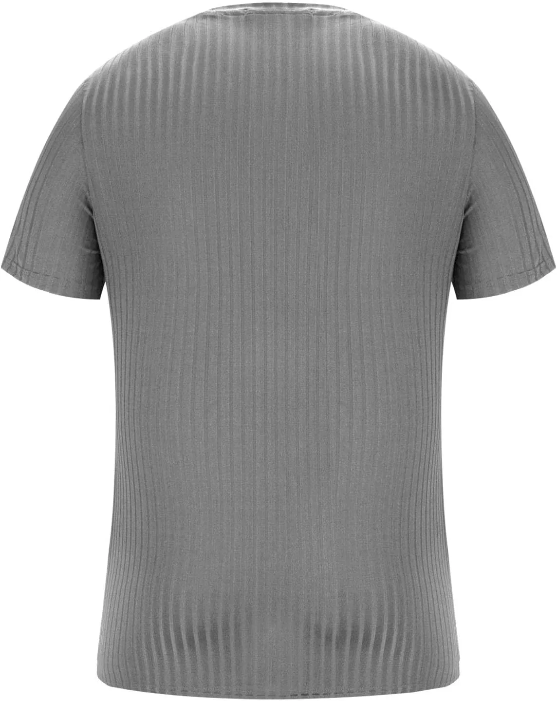 Мужская футболка с коротким рукавом Knitted Shirts, Dark Gray — фото 2