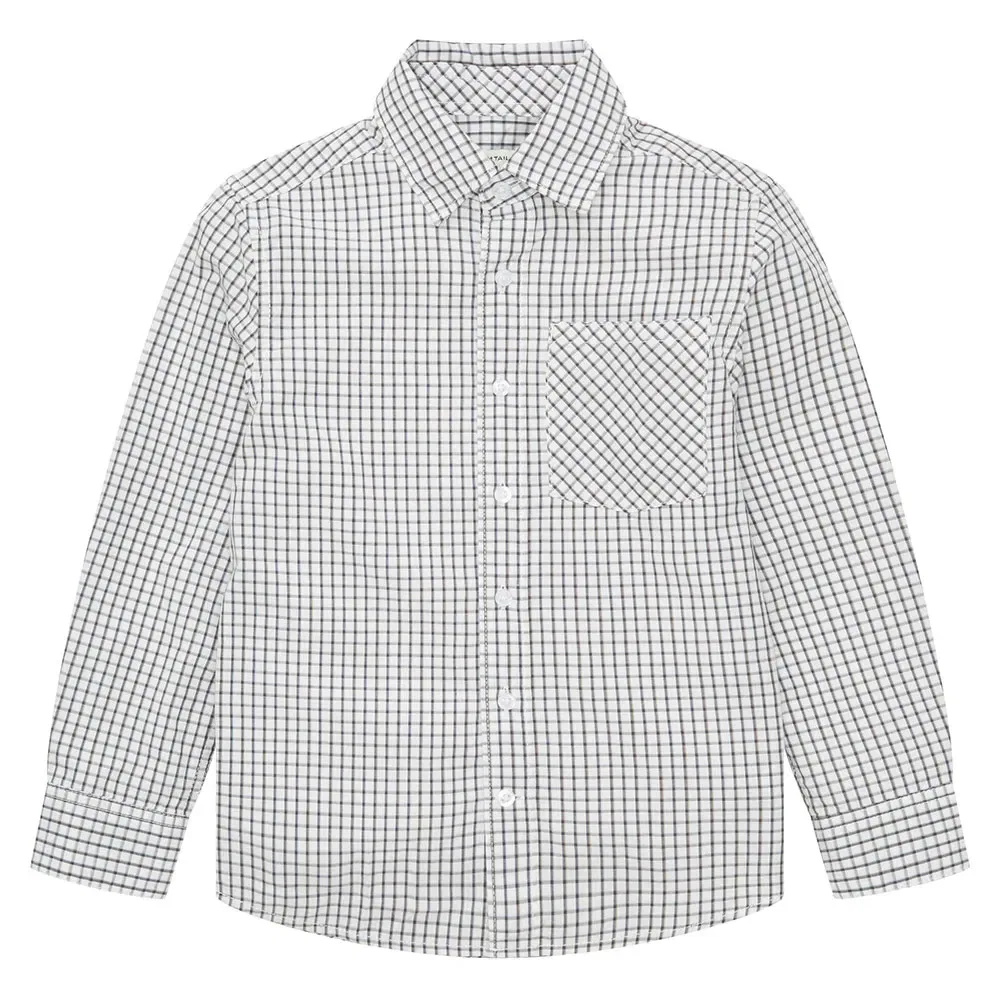 Рубашка с длинным рукавом Long Sleeve Shirt Tom Tailor, серый