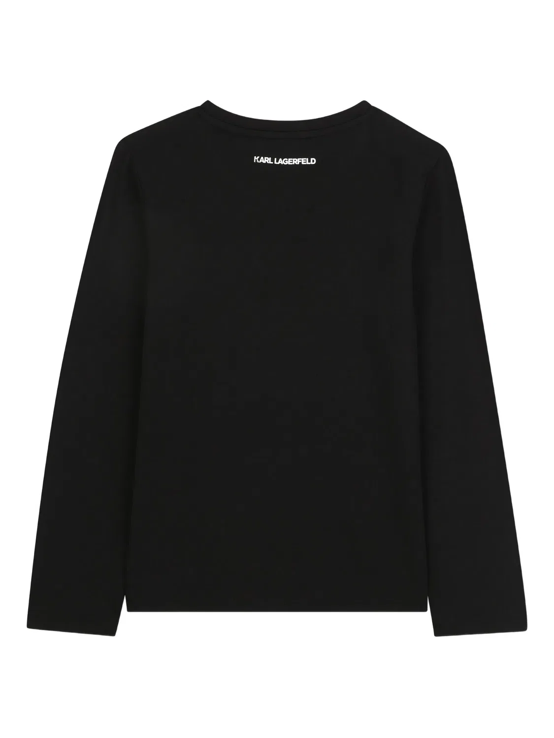 Топ с инновационной отделкой стразами Karl Lagerfeld, черный — фото 2