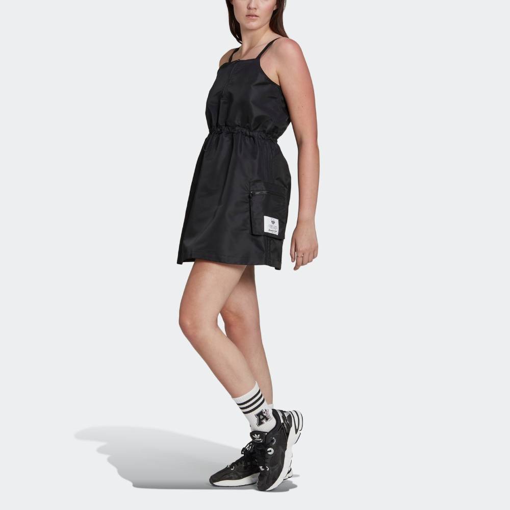 Женское платье-комбинация Adidas Originals, черный — фото 3
