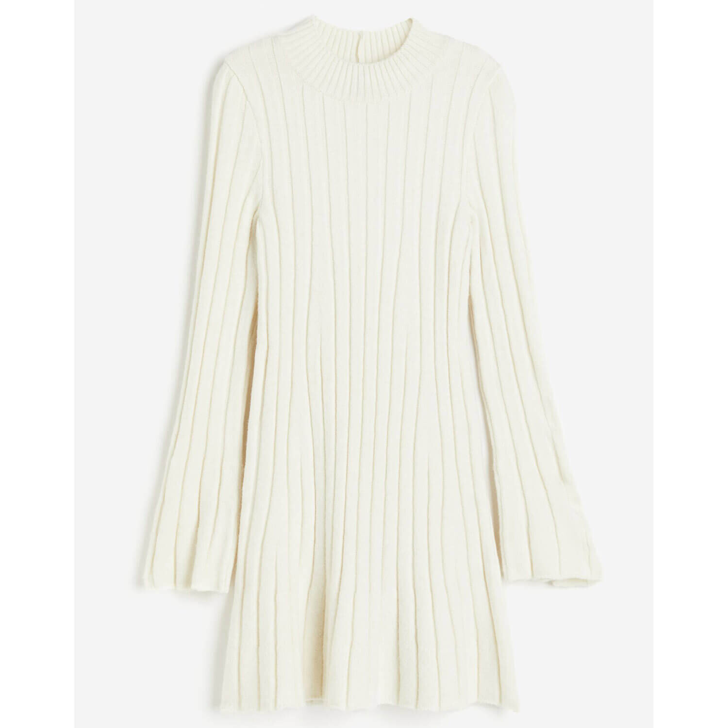 

Платье H&M Ribbed Knit, кремовый, Бежевый, Платье H&M Ribbed Knit, кремовый
