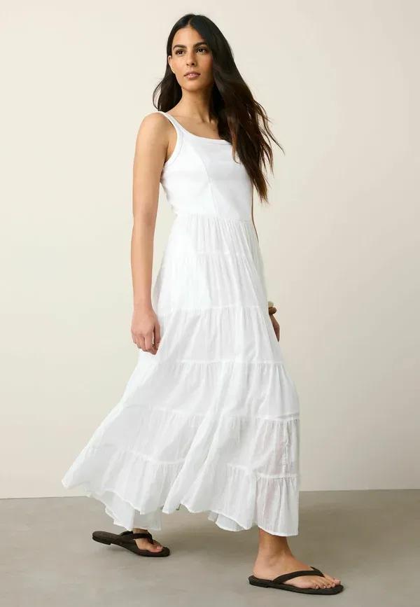 Платье летнее, комплект 2 шт, Regular fit, Next and White, белый