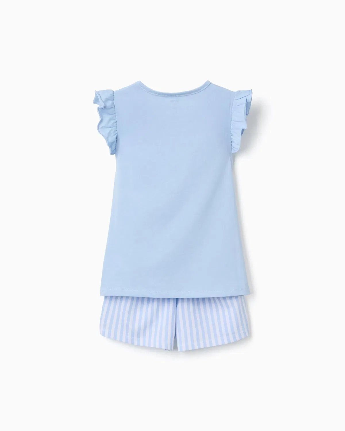 Детская пижама для девочек хлопковая с принтом Stitch Zippy, Azul Claro — фото 3