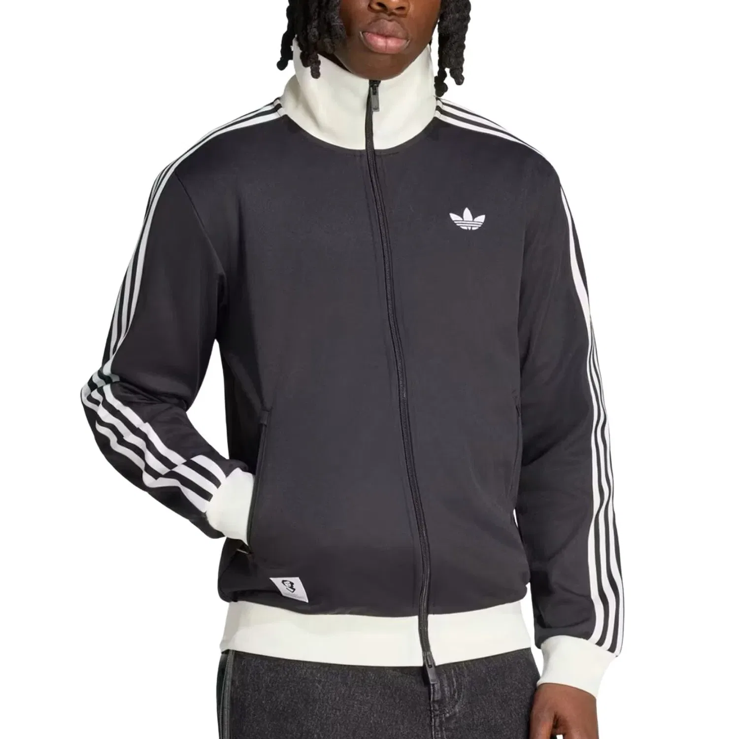 Мужская куртка с длинным рукавом Adidas x Beckenbauer WC26 OG Track Jacket, черный — фото 2