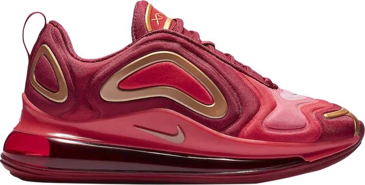 

Кроссовки Nike Air Max 720 GS 'Crimson Gold', красный