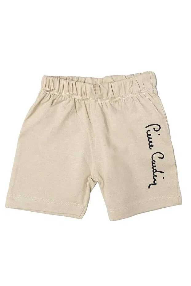 Детские шорты для мальчиков хлопковые с принтом Pierre Cardin, Beige — фото 2