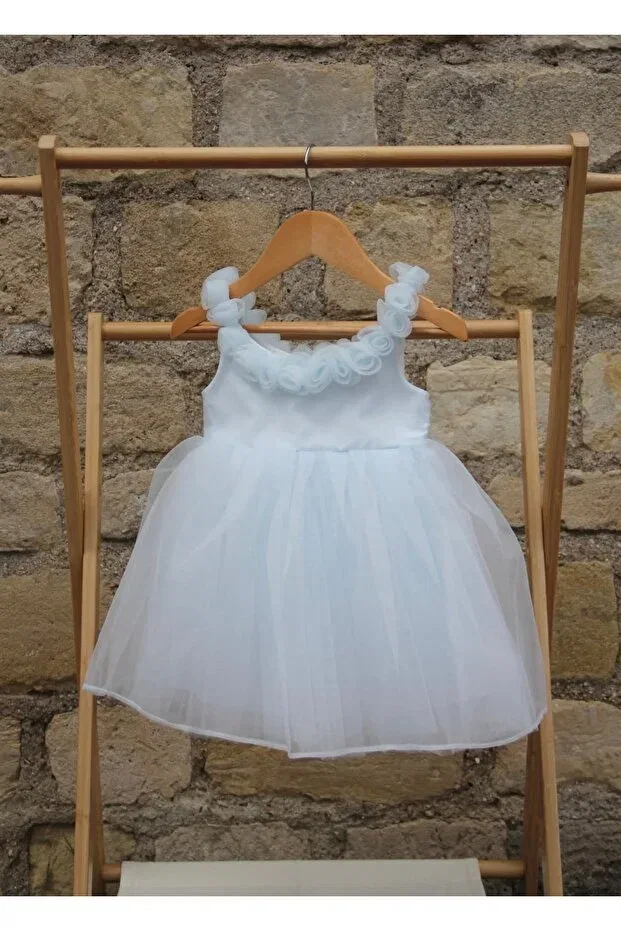 Детское платье для девочек с принтом Céleste fluffy tulle princess dress Liv Olivia, Blue