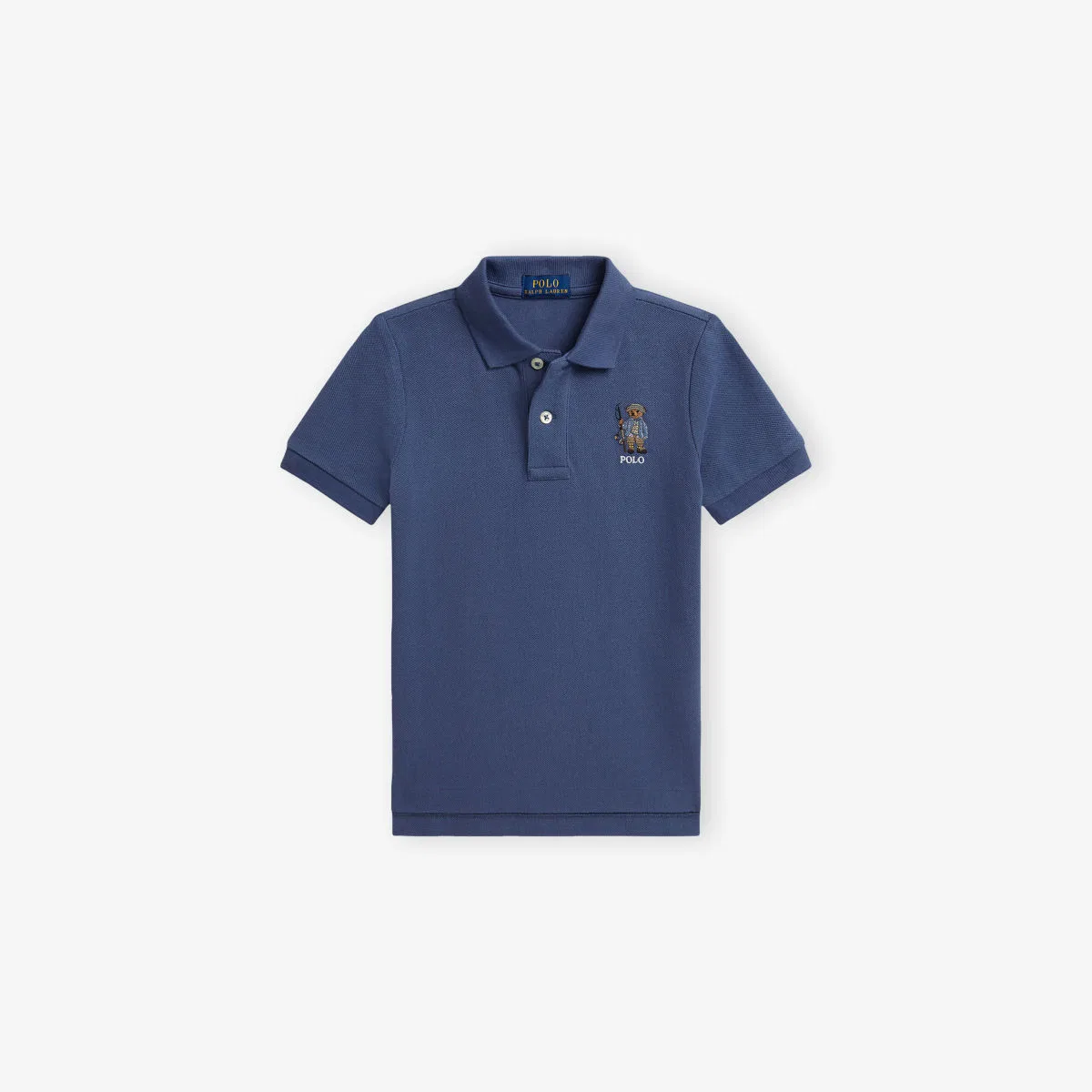 Рубашка-поло из хлопкового пике с вышивкой медвежонка для мальчиков Polo Ralph Lauren
