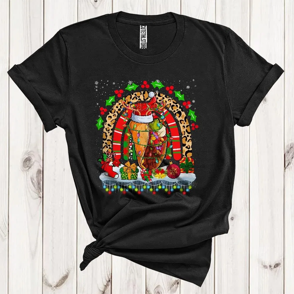 Футболка с принтом Reindeer Santa Taco, Black — фото 2