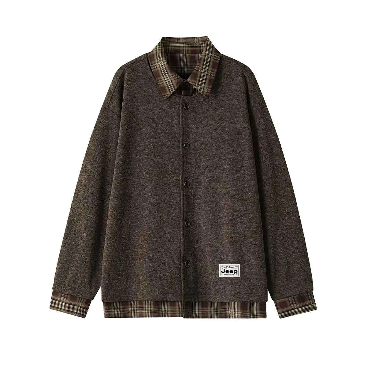 Детский свитер с отложным воротником Jeep Leisure Collection Knitwear, Coffee