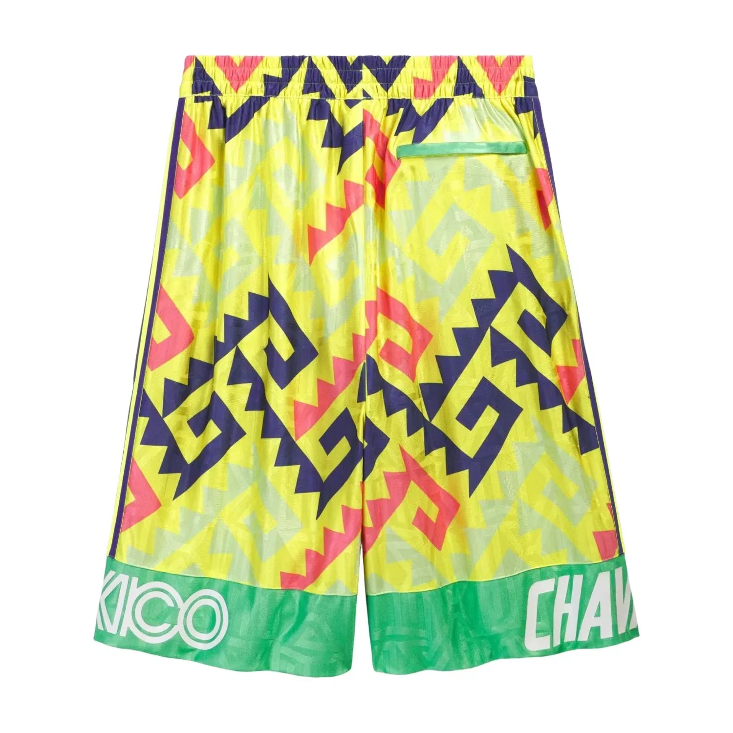 Мужские футбольные шорты с принтом Adidas x Chavarria, желтый — фото 2