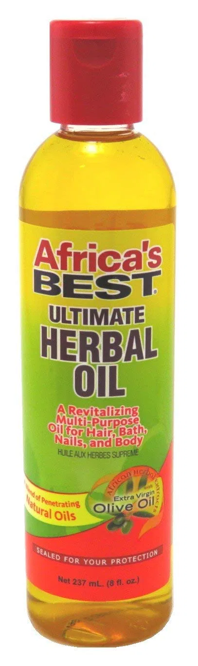 Масло для волос и тела Africa's Best Ultimate Herbal Oil, набор 3 шт., 237 мл — фото 3