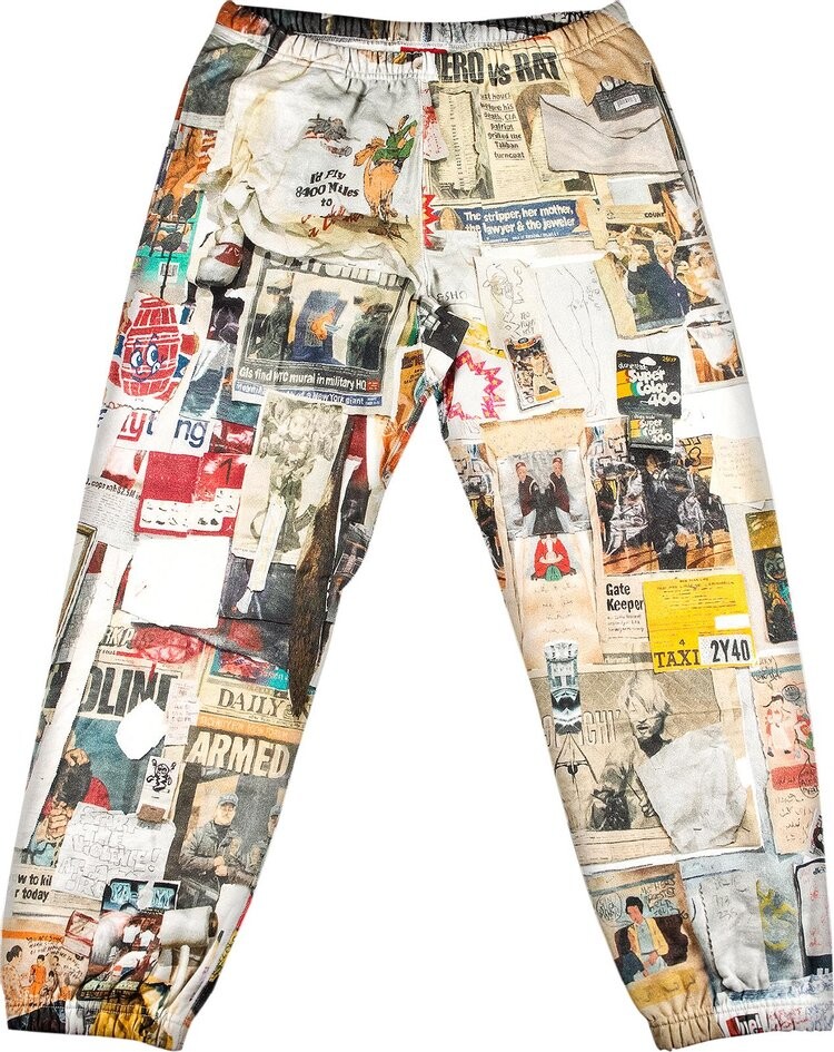 Спортивные брюки Supreme Dash's Wall Sweatpant 'Dash's Wall', разноцветный — фото 2