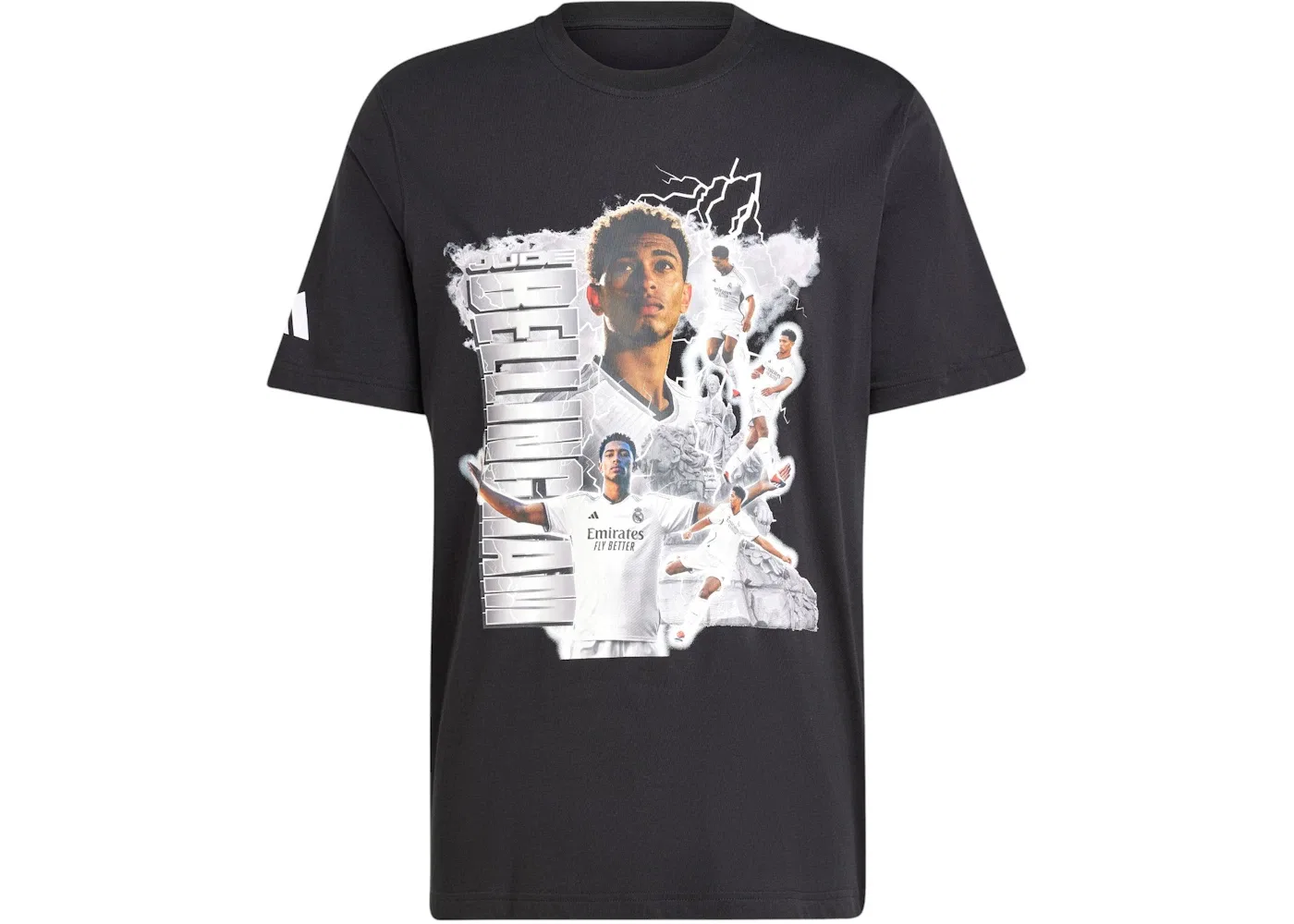 Мужская футболка с принтом Adidas Bellingham Tour, Black