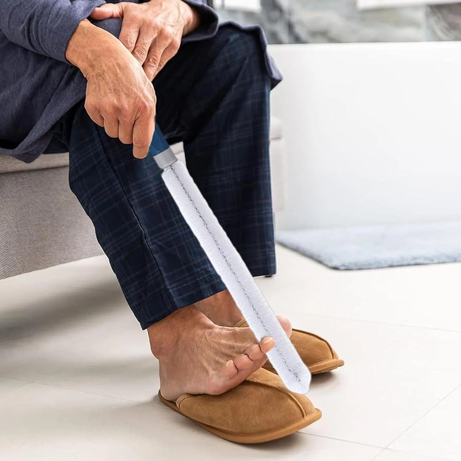 Щетка для ног складная Joberio, 39x2.5 см — фото 2