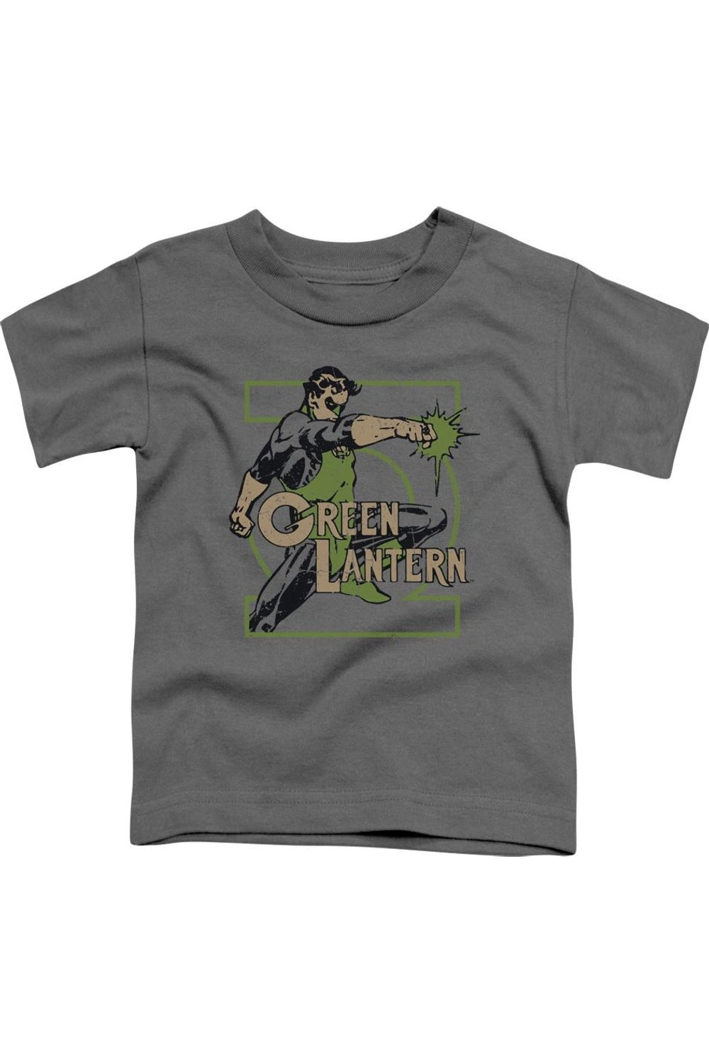 

Футболка с кольцом Power DC Comics для малышей с коротким рукавом Gildan, Charcoal