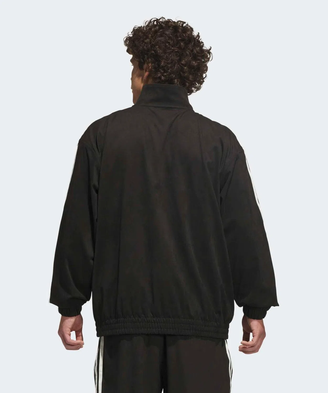 Мужская куртка-джерси с молнией Vintage Superfire Adidas Originals, Black — фото 3