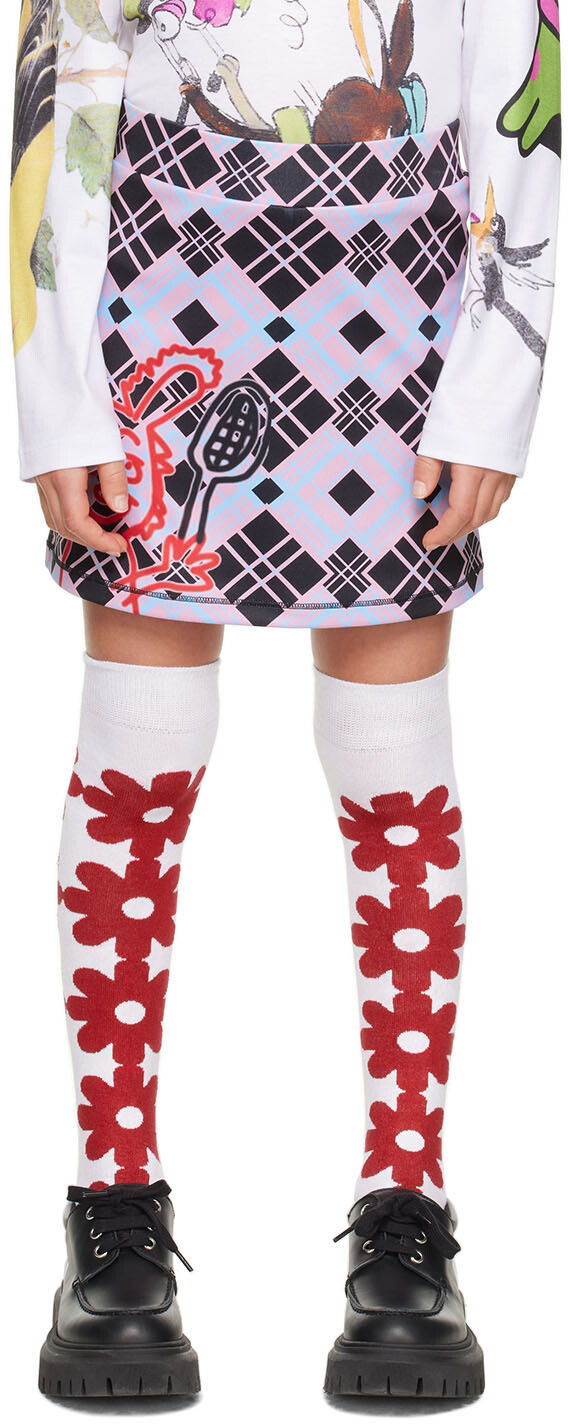 

SSENSE Exclusive Kids Pink & Blue Skort Chopova Lowena