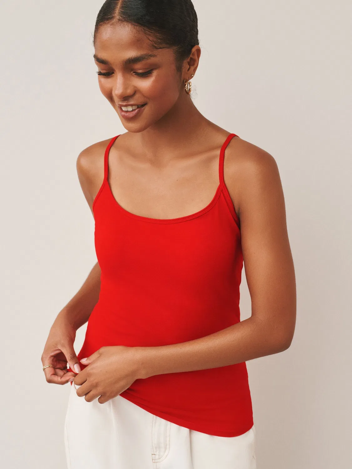 Топ на тонких бретелях Next, красный