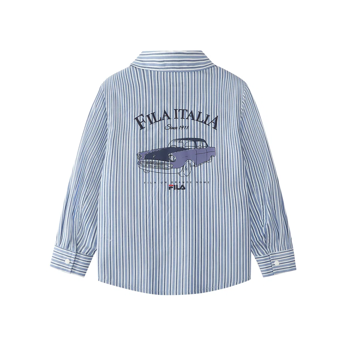 Детская рубашка с лацканами с принтом Casual Shirts FILA KIDS — фото 3