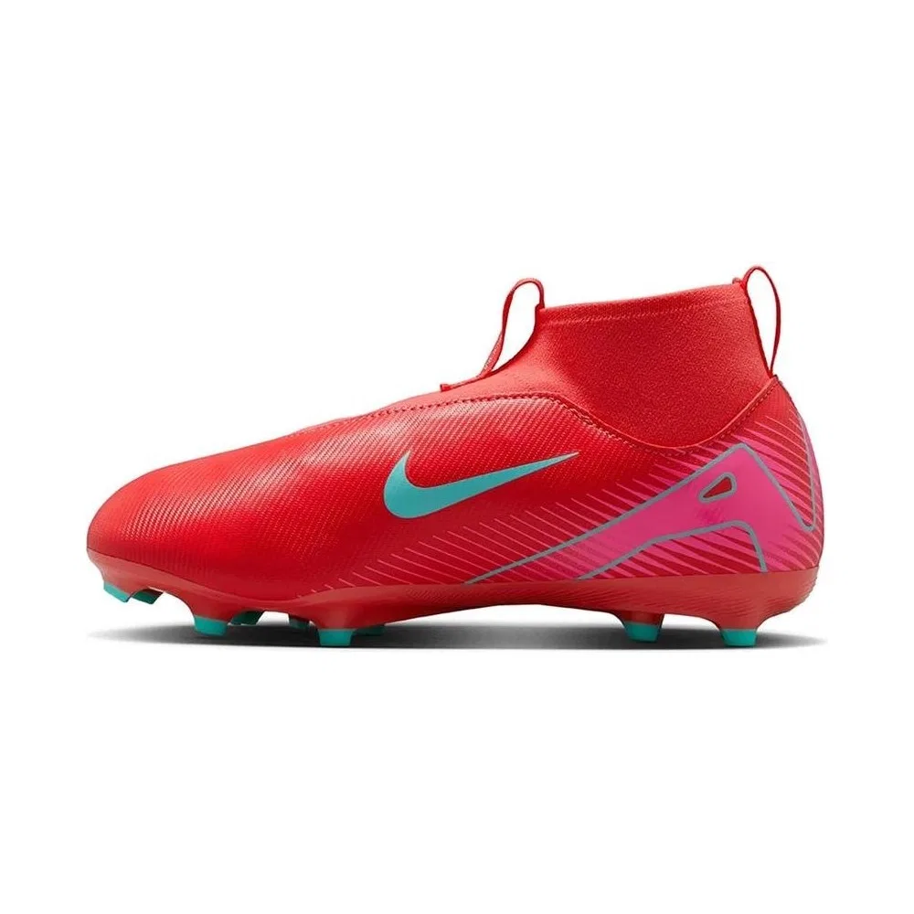 Детские футбольные бутсы для мальчиков с высоким голенищем Mercurial Superfly 10 Academy Nike, Bright Yellow — фото 2