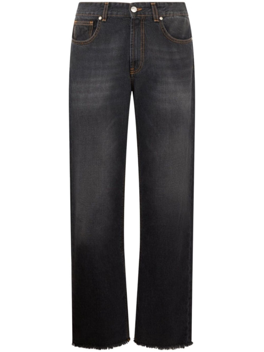 

Джинсы прямого кроя GCDS Wirdo denim, черный