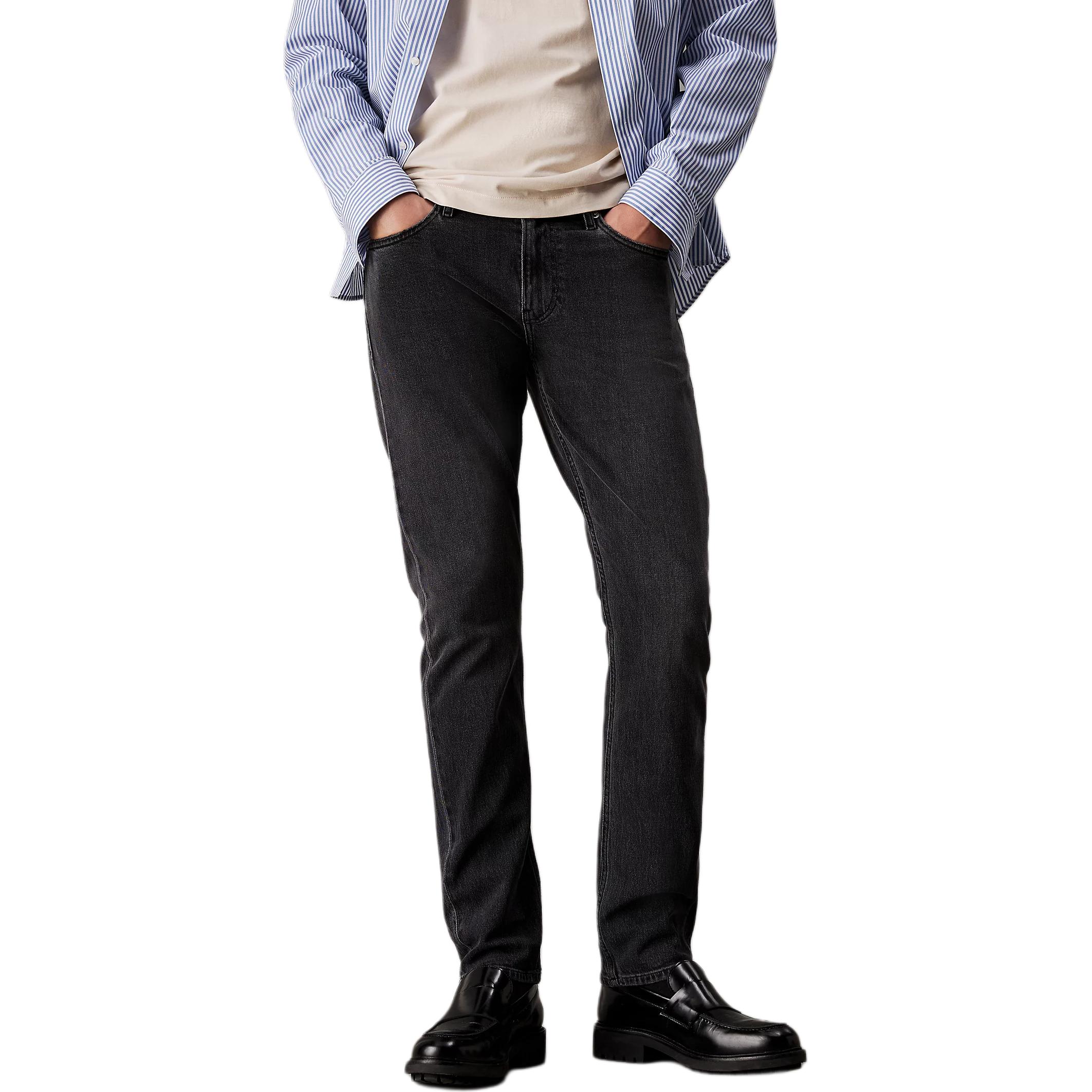 

Calvin Klein Джинсы Europe Version мужские джинсовые Black