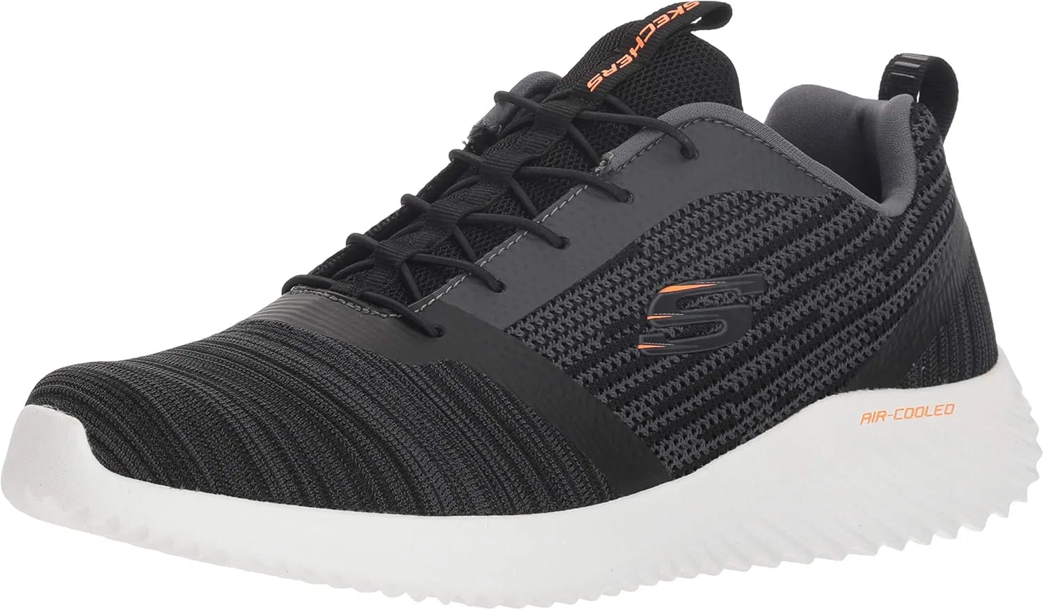 Мужские кроссовки Skechers Bounder, Black Mesh Pu Trim