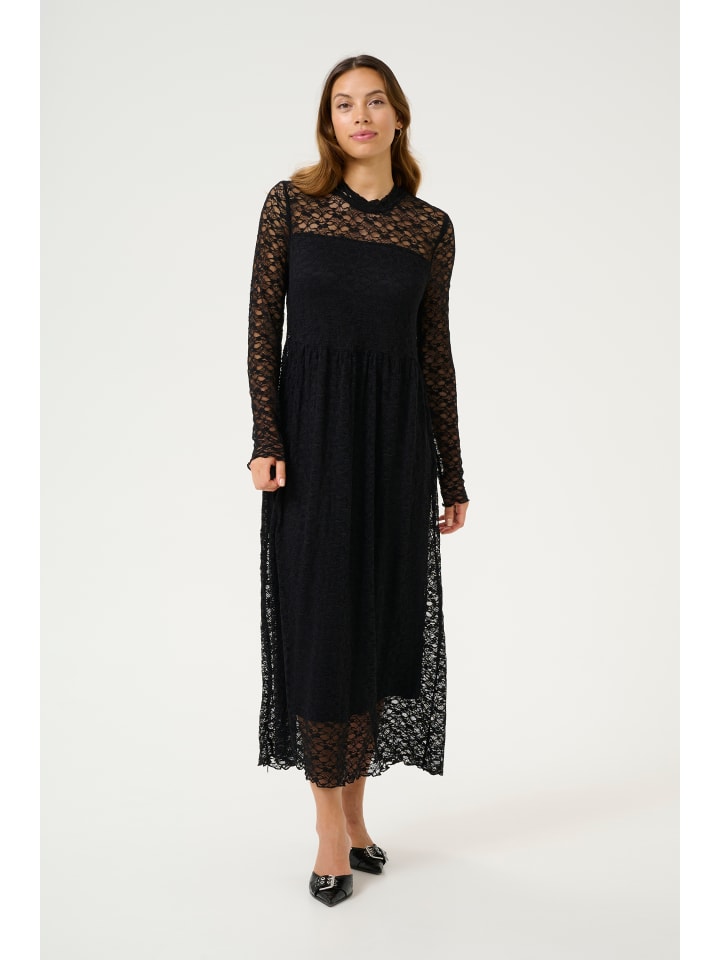 

Платье до колена Kaffe, глубокий черный