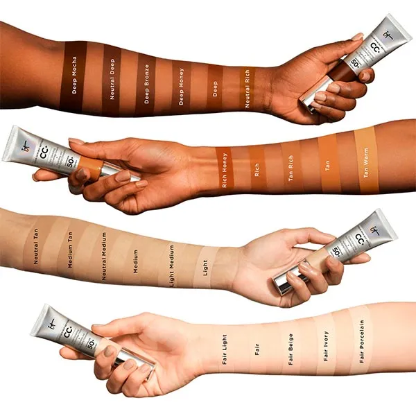 Основа под макияж с полным покрытием It Cosmetics Cc+ With Spf 50+, medium — фото 4