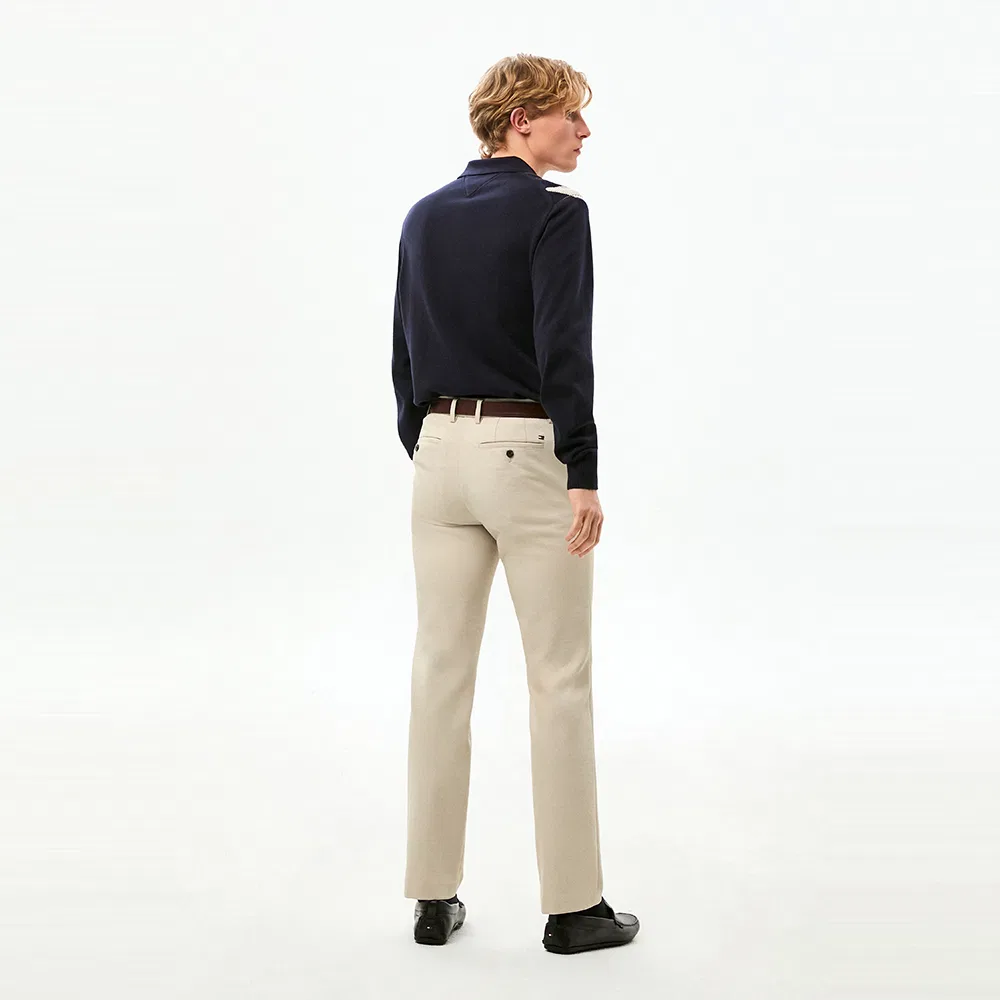 Мужские текстурированные брюки Denton бежевые от Tommy Hilfiger — фото 2