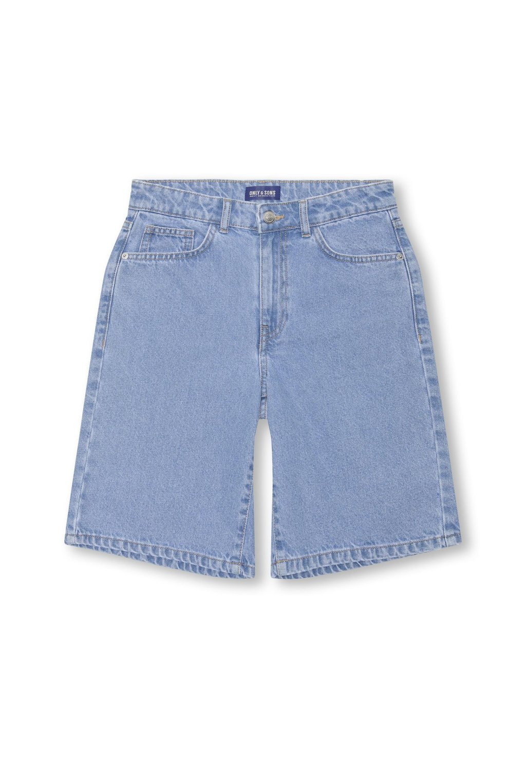 

Джинсовые шорты OSJFADE LB ONLY & SONS junior, цвет Light Blue Bleached Denim