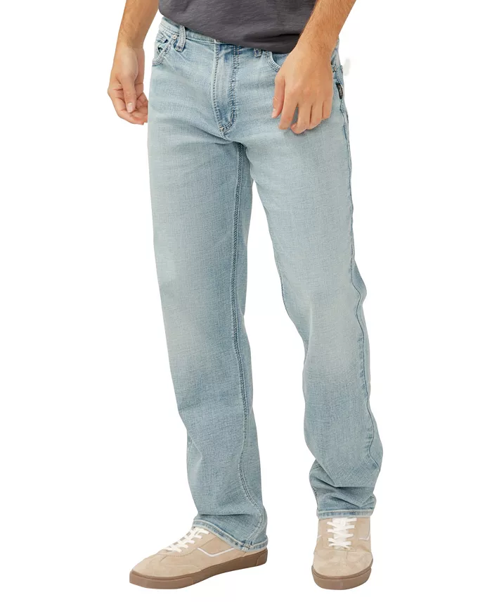 

Мужские джинсы Grayson классического кроя Silver Jeans Co., синий
