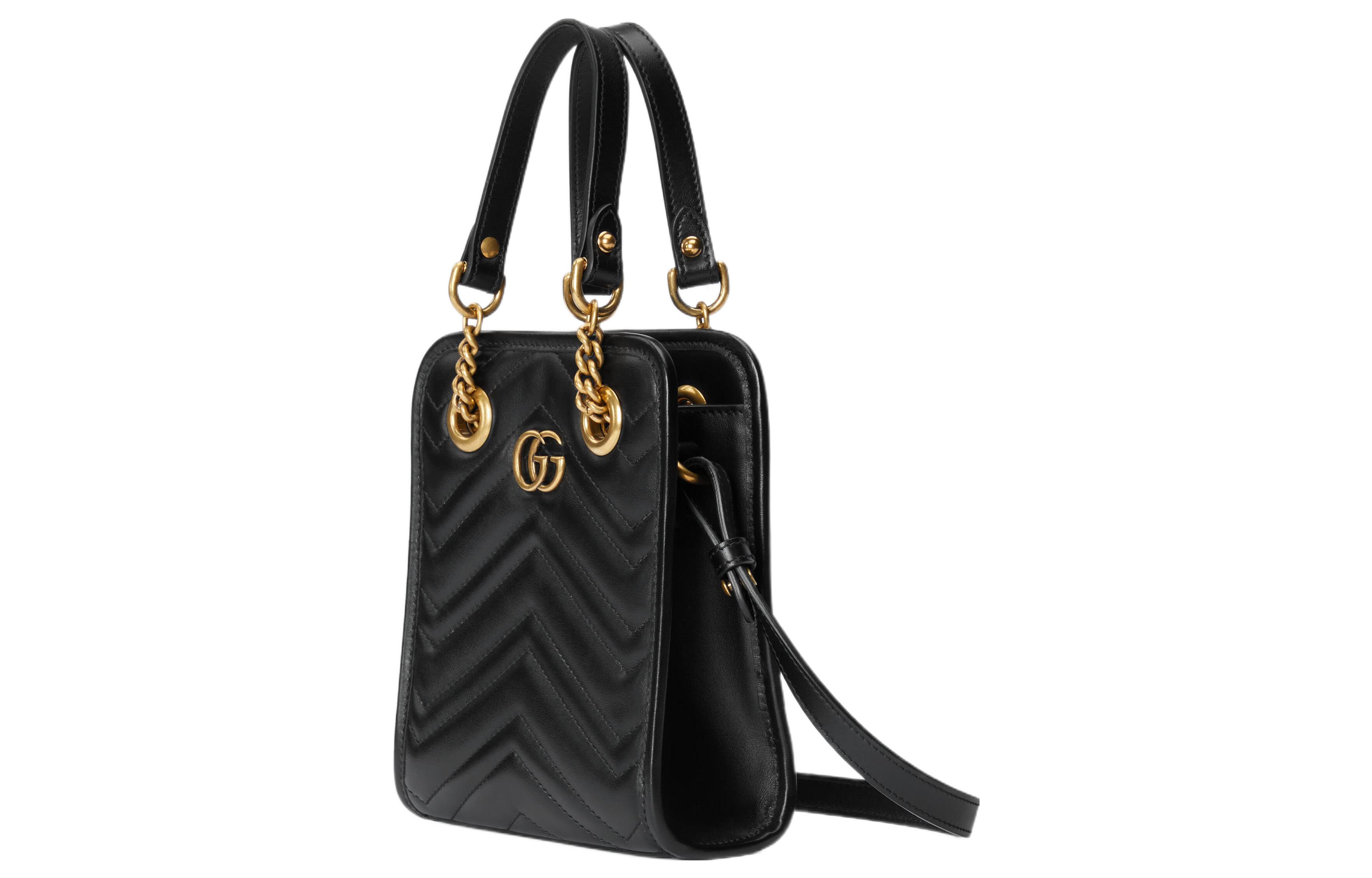 Сумка Gucci Mont Shopper из стеганой кожи — фото 3