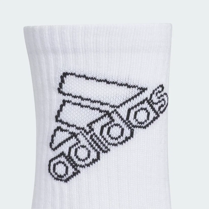 Детские носки средней высоты Cushioned Mixed 2.0 (6 пар) Adidas, Black / Scarlet / Medium Grey Heather/Iu9358 — фото 3
