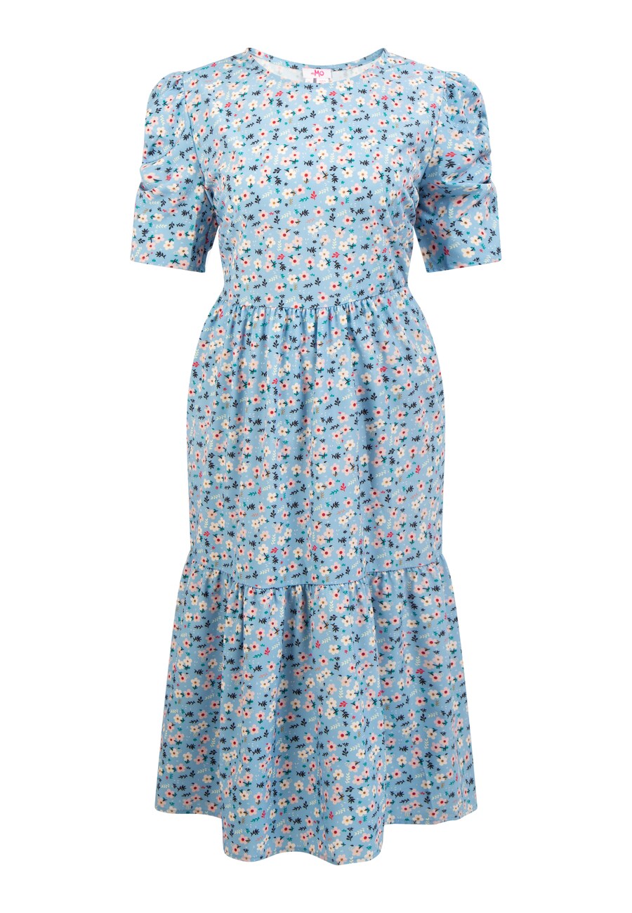 

Мини платье MYMO Dress, пятнистый синий