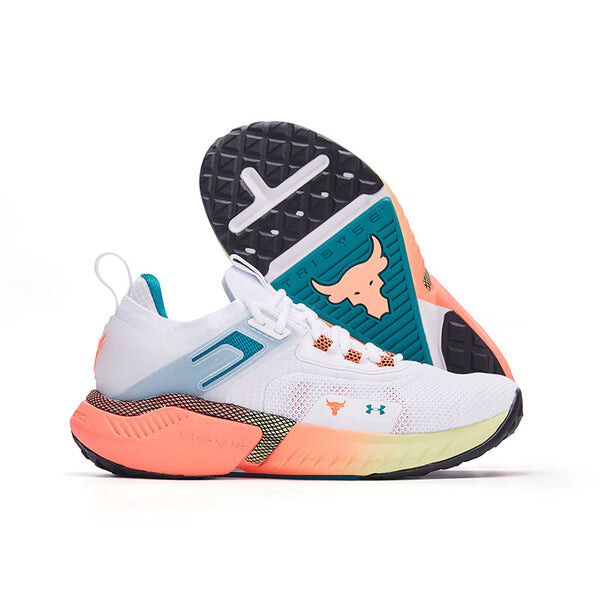 Кроссовки project rock 5 'white after burn' Under Armour, белый — фото 2