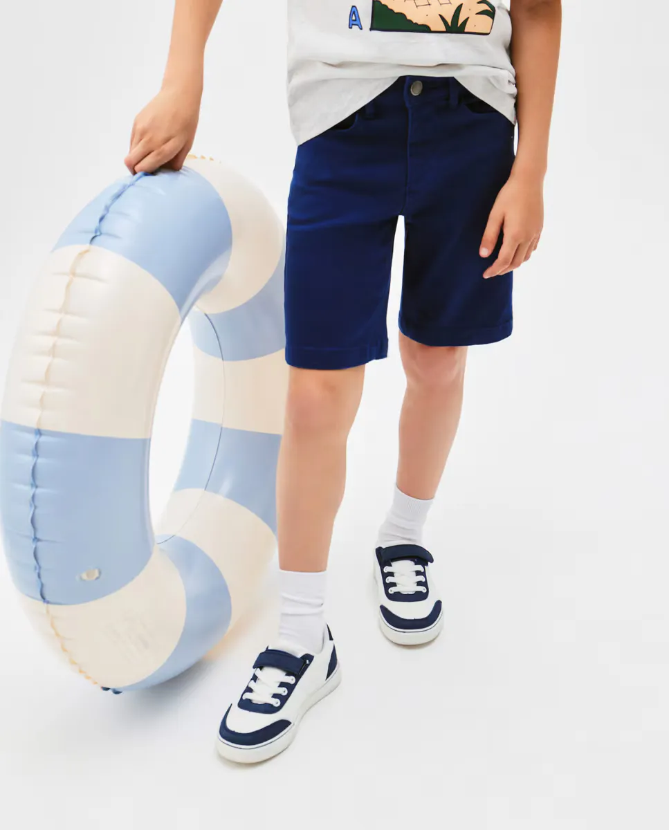 

Джинсовые шорты для мальчиков в цвете 5 карманов Kids El Corte Inglés, синий