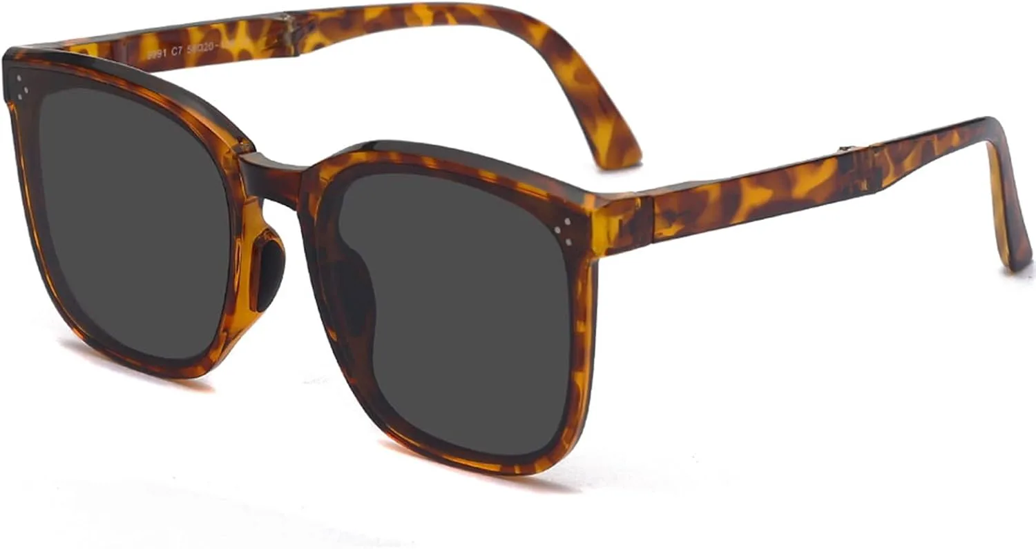 

Модные складные поляризованные солнцезащитные очки для мужчин и женщин, портативные, для отдыха на природе, вождения (Цвет: G, Размер: Средний) MTZJH, One Color