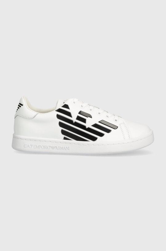 

Детские кожаные кроссовки EA7 Emporio Armani, белый