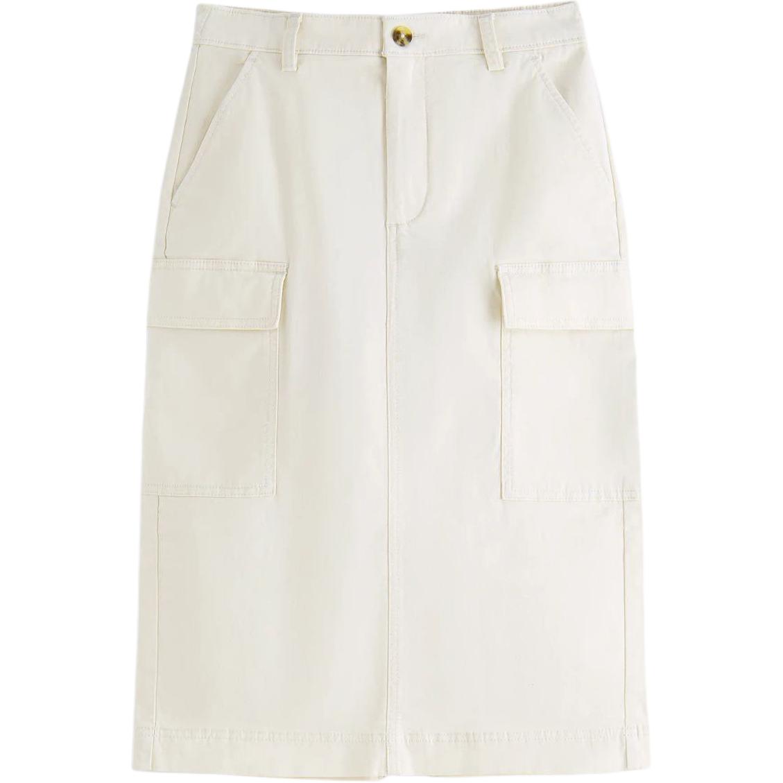 

Abercrombie＆Fitch Женская повседневная длинная юбка ecru