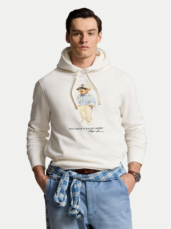 

Толстовка стандартного кроя Polo Ralph Lauren, экрю