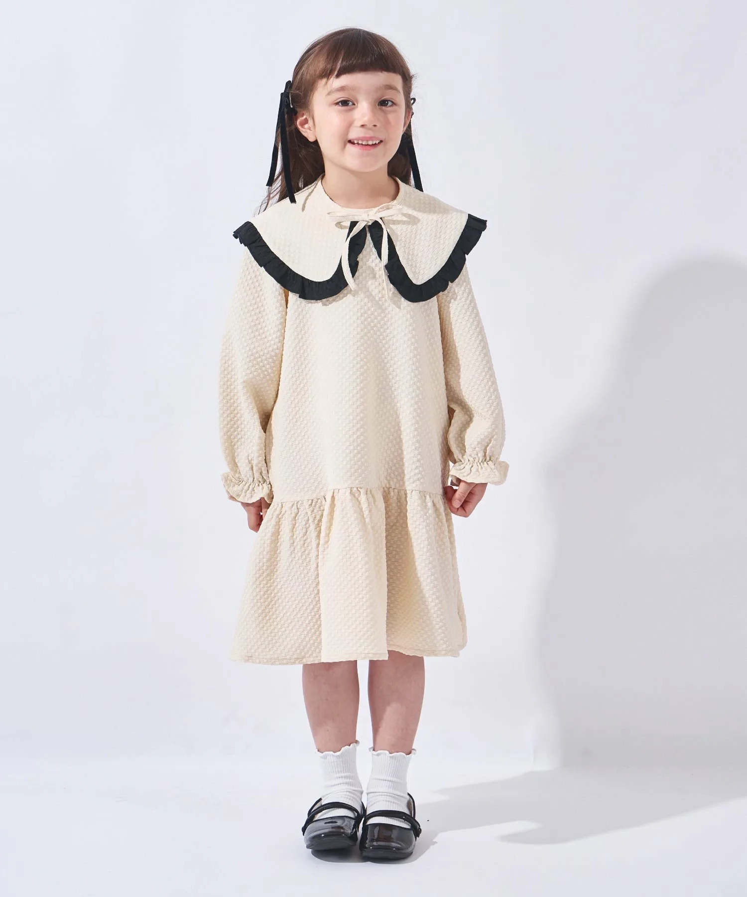 Платье с большим воротником Ever Closet, Light beige