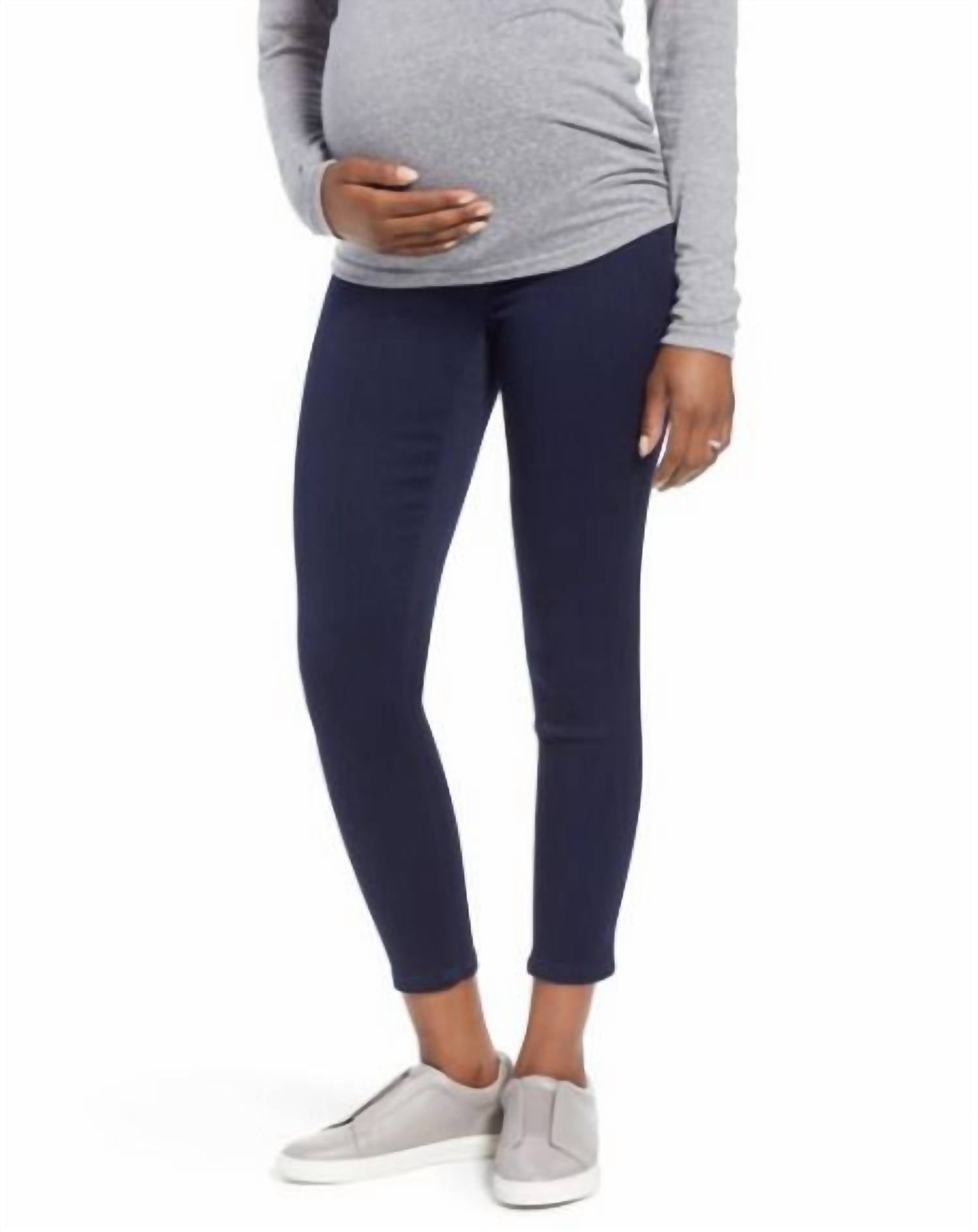 

Джинсы-леггинсы Butter Ankle Maternity Pull On Jeans In Blue 1822 Denim, синий